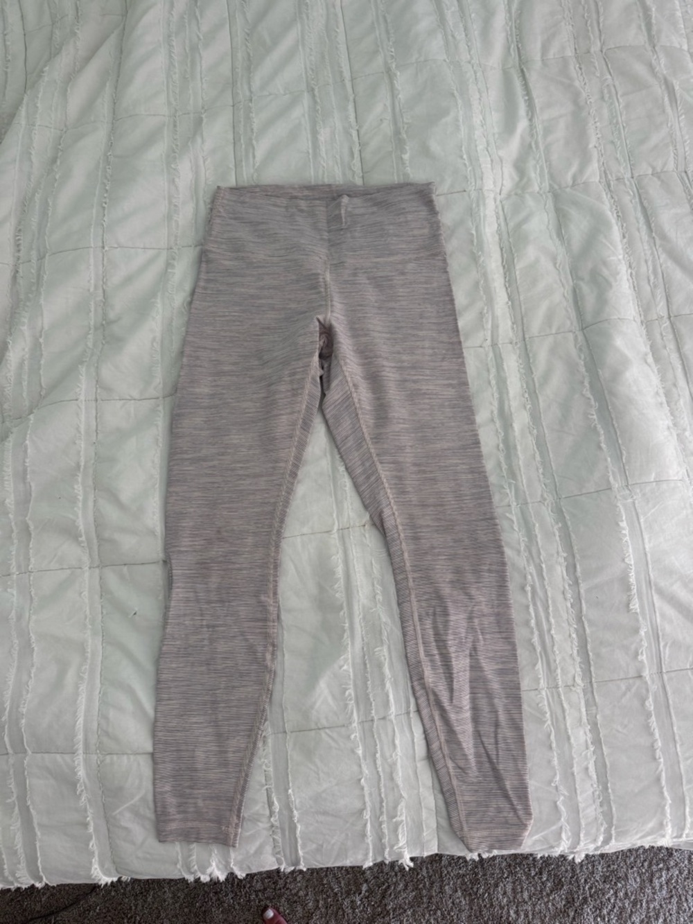 lululemon Align White Striped Leggings